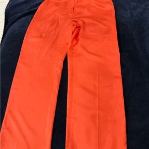 Genny Orange Wide Leg Pants